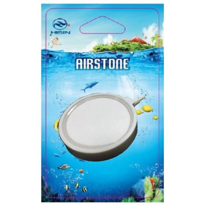 China Viable White Blister HiSin/HaiXin WS015 Pie Shape With Shell Airstone With Good Quality For Water Treatment for sale