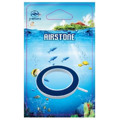 China White&blue viable 125*80*H18mm bulk the stone circle air farm fish farming aquarium accessories, aquarium HiSin/HaiXin WS003-5 decoration for sale