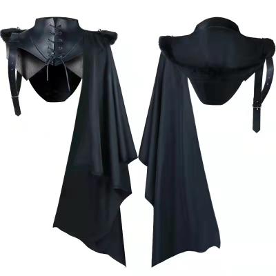 China Cosplay factory sale Halloween elsa cosplay costume dark Halloween cloak decorations for sale