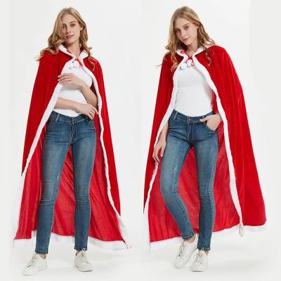 China 2022 Wholesale 2022 Cosplay Hooded Cloak Cape Clothing Costumes Christmas Long Dress Party Use Halloween Costume for sale