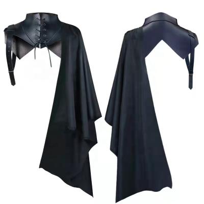 China Dark Magician Halloween Decorations Halloween Cosplay Costume Medieval Literary Cloak Retro Costume Cosplay for sale