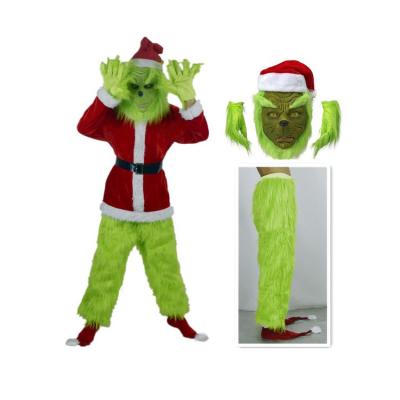 China Cosplay cartoon hot sale monster cosplay adult mascot costumes green furry monster mascot costumes for Halloween for sale