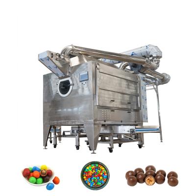 China Snack Factory Factory Outlet Used In Factory Rotary Drum MM Chocolate Nut Making Machine for sale