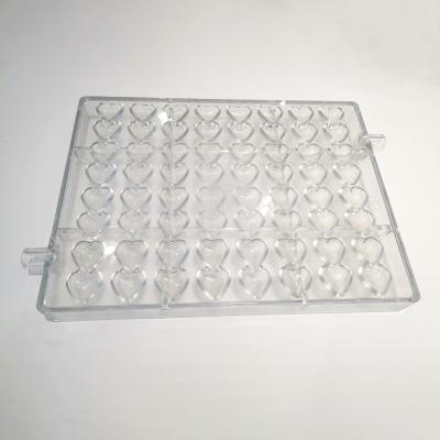 China New stocked hot sale customize popular plastic polycarbonate chocolate mold mold chocolate candy molds for sale