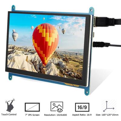 China Framboos Pi4 HDMI de Vertoning 800x480 Dots With Capacitive Touch Panel van 7 Duimtft lcd Te koop