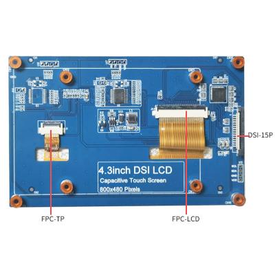 China Charging Pile Display TFT 4.3 Inch HDMI Capacitive Touch TFT Screen Compatible With Raspberry Pi Te koop