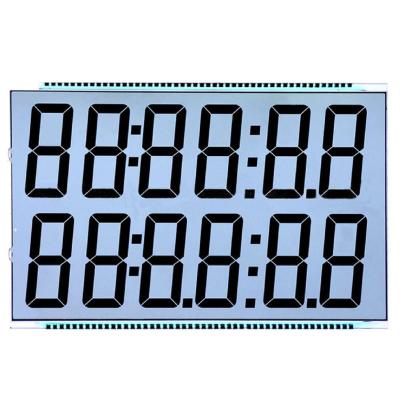 China Metal Pin LCD Panel Display TN HTN STN FSTN Type Segment Digital Display for sale