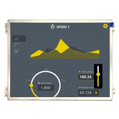 China 10.4inch Industrial TFT LCD Display 1024x768 Pixels LVDS Interface 30 Pin for sale