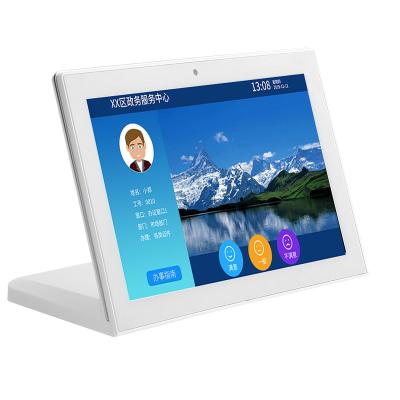 China Professional L-Shaped 10.1 Inch Portrait Android Touch Screen Display with RJ45 POE and HDMI for Business Applications for sale