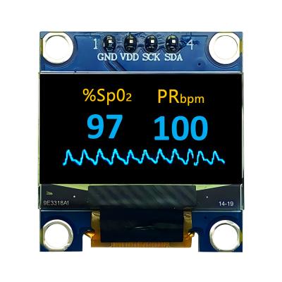 China 0.96 Inch OLED Display Module - 128x64 I2C, Yellow+Blue, 4-Pin Header Best Price USA for sale