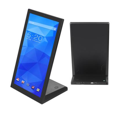 China L Shaped Desktop Touch Screen Monitor RK3566 Android 11OS Tablet PC With wifi POE LED Light Bar for sale