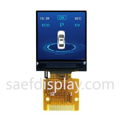 China Pequena tela TFT LCD 0,85 polegadas 128 * 128 pixels Interface SPI Todos os ângulos de visão à venda