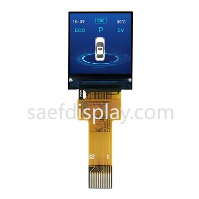 China Small IPS TFT LCD Display 0.85inch 0.85'' 128x128 Resolution Full Color 12pin ZIF Connector for sale