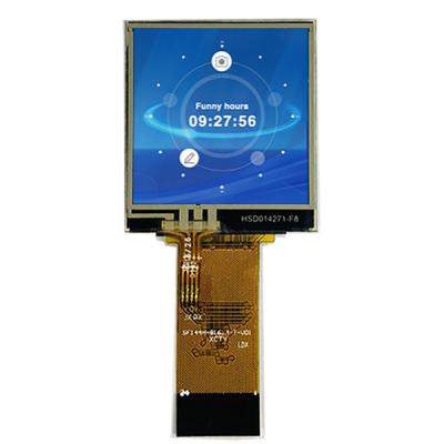 China Ecrã LCD quadrado de 128x128 1,44 polegadas TFT LCD 8 bits MPU Interface Plugging Tipo de conexão à venda