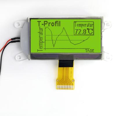 China Standard COG Graphic LCD Display 128X64 Dots Matrix ST7565 SPI STN Yellow Green Mode for sale