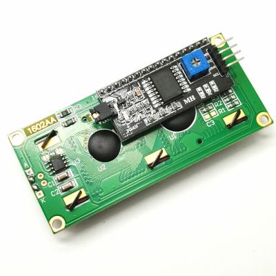 China I2C LCD van het interface16x2 Karakter Aantal van Vertonings het Blauwe 5V 4 Spelden Te koop