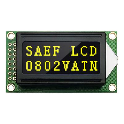 China Lcd-Modul Charakter VATN 8x2 zeigen Punkte 5×8 mit alphanumerischer Anzeige des Cursors an zu verkaufen