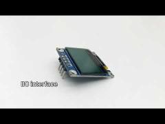 1.54 Inch OLED Display Module 128x64 SPI IIC Interface White And Blue Font