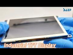 SPI Industrial TFT Display LCD IPS 5 Inch 800 X 480 Dots Automotive Grade