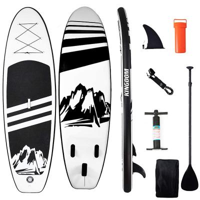 China Durable Unisex Black Sup Up Long Paddle Board Surf Board Inflatable Surfboard Soft Top Rack for sale