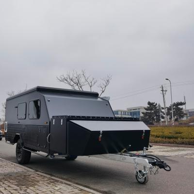 China 2022 Lightweight Travel Trailer New Arrival Caravan Concession Trailer Travel Trailers For Motorcycles Pop Up Off Road Caravan for sale