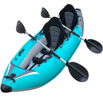 China 2021 unisex good quality and double fashionable Sit On Top Inflatable Kayak for spear fishing for sale