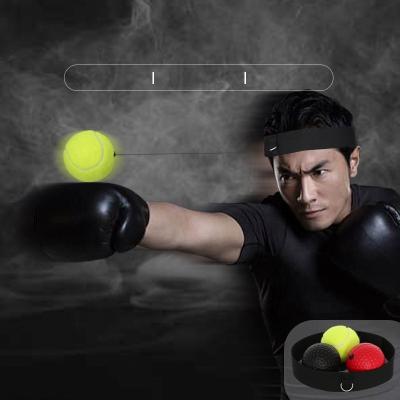 China Practice New Product Boxing Reflex Balls With Headband Speed ​​Sports Training Punching Fight React Head Ball for sale