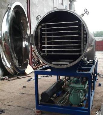 China 8 ㎡ Steel 316 Vacuum Freeze Dryer , Vacuum Drying Machine For Pharmaceutical Industry for sale