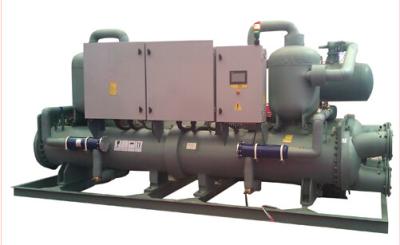 China Semi - Hermetic Water Cooled Screw Chiller With Twin - Screw Compressor for sale