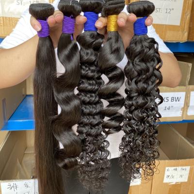 China Wholesale Vendors 10A Virgin Hair Bundles Silky Straight Hair Weave 100% Virgin Cuticle Aligned Brazilian Hair Bundles for sale