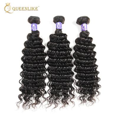 China Wholesale Deep Wave Crochet 9A Indian Remy Human Hair Weave Bundles Deep Wave Braiding Hair for sale