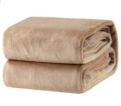 China Premium Oversized Warm Touch Anti-pilling Fleece Polyester Plush Soft Flannel Blanket for sale