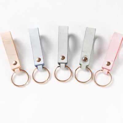 China Promotion factory supply direct haze wax whip anti-lost key tag pendant diy key lanyard small gift chain customization small for sale