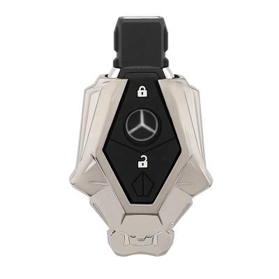 China Souvenir Gifts Promotion Suitable For Benz Smart Car Key Case Insert Type - 2/3 Key Key Inclusive Zinc Alloy Holder Case With Key Fob Holder for sale