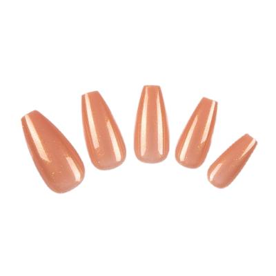 China Flexibility Lasenta Newcomers 2020 Design Shining Charming Artificial False Coffin Nails For Party Or Daily Use for sale