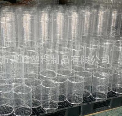 China Customized high quality PC transparent clear tube large diameter polycarbonate plastic pipe for sale