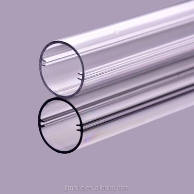 China Customized beautiful clear plastic pipe transparent acrylic glass tube for sale