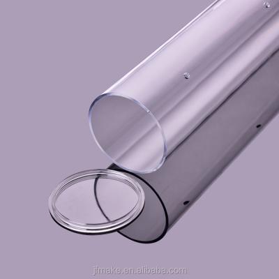 China Customized Inner Threaded Transparent Acrylic Tube Plastic Tube Pipe for sale