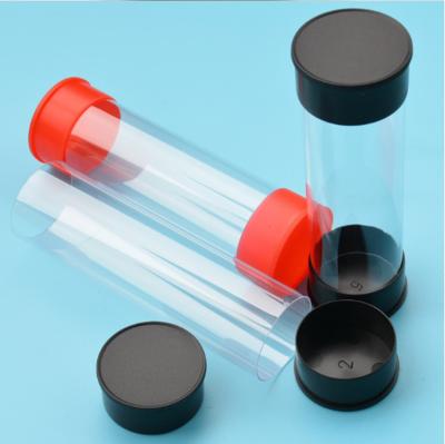 China Fashion Eco-friendly Customized Candy Packaging Jar Food Grade PC Plastic Tube for sale