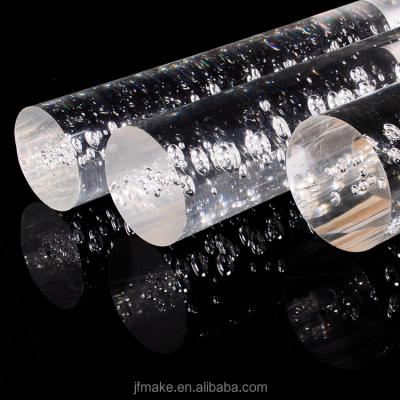 China Customized Stair Handrail Use Clear Acrylic Rod PMMA Column Handrail for sale