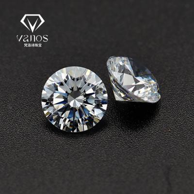 China synthetic loose diamond round shape color hpht white CVD diamond lab grown wholesale price per carat round brilliant cut for sale