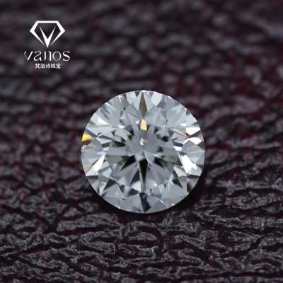 China Jewelry Earrings Necklace Rings Wholesale 0.1-0.5 Carat White Color DEF VVS VS Round Shape HPHT Lab Grown Synthetic Loose Diamond CVD Lab Diamond For Jewelry for sale