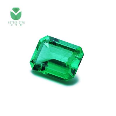 China Jewelry Making China Lab Developed Colombian Green Lab Created Green Hydrothermal With Wholesale Price for sale