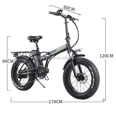 China Far and near popular electric ski electric bicycle fat Europe lights electric bike for sale