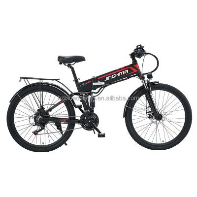 China Europe stock aluminum alloy 26 inch mountain ebike 800W electric bicycle double batteries electric bicycle for sale