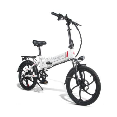 China EU standard stock 350W electric bike foldable electric bicycle for adult 20 inch ebike for sale