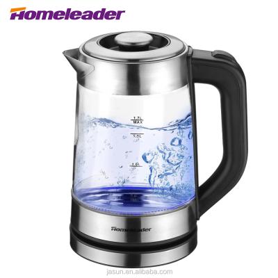 China High Quality 360 Degree Base Rotating Glass Kettle Electric Kettle (DE Common), K09-120 for sale