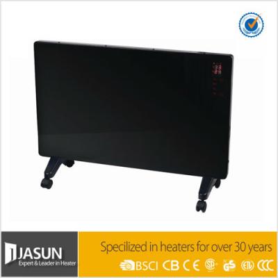 China Bedroom Warm Luxurious Touch Screen Dirty Glass Electric Infrared Panel Heater 1800W for sale