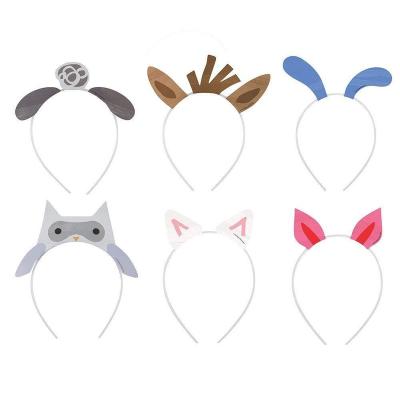 China Custom Hair Decoration Headband Boy Happy Birthday Party Farm Animal Party Headwear for sale