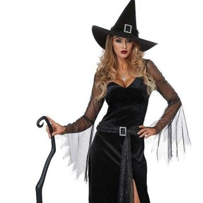 China New Fashion Eco - Friendly Dark Night Witch Costume Sexy Halloween Costumes For Women for sale